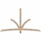 Ekena Millwork Davenport Smooth Timber Gable Bracket, Douglas Fir, 84"W x 49"H x 3 1/2"D x 3 1/2"F, 14/12 Pitch GBW084X49X0404DAV00SDF - alternate 1